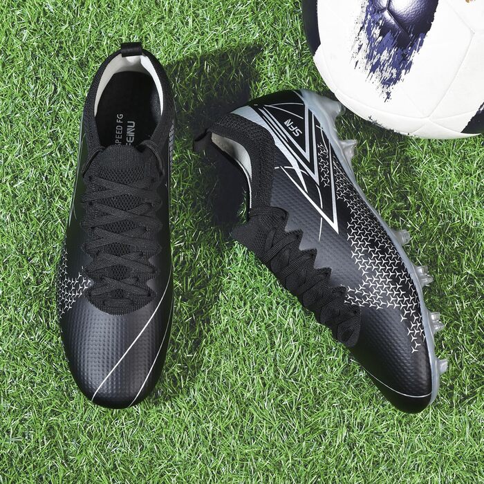 Чоловічі футбольні бутси для залу та вулиці, розмір 43 EU, чорні