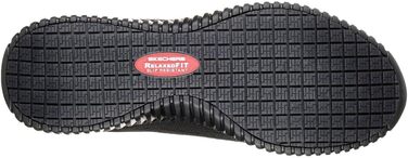 Чоловічі черевики Skechers Cessnock Food Service: чорний текстиль, захист від води та плям