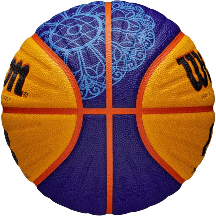Баскетбольний м’яч Wilson FIBA 3x3 Paris 2024 Replica, розмір 6, жовтий, універсальний