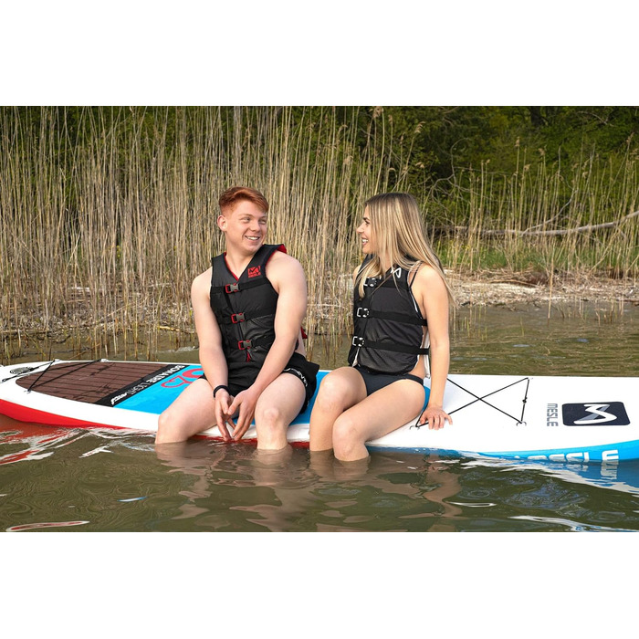 Жилет для плавання MESLE Sportswoman, 50N, для жінок та дівчат, білий. Підходить для SUP, каякінгу, вейкбордингу, водних лиж, човнів.