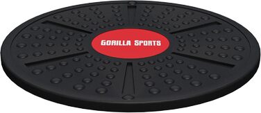 Балансборд GORILLA SPORTS® - Ø 40 см, до 110-180 кг, дерево/пластик - для тренування рівноваги, терапії та дітей