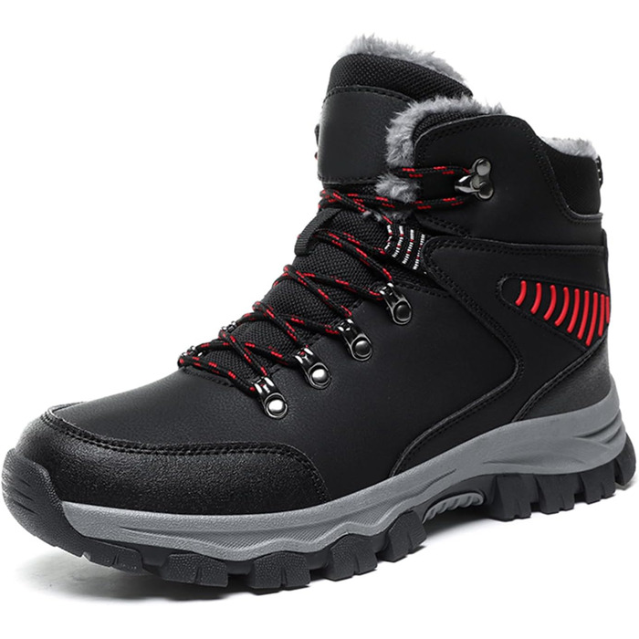 Чоловічі зимові чоботи Frysen, утеплені, водонепроникні, теплі, для активного відпочинку та трекінгу, 39-47 EU (Чорний, 44 EU)