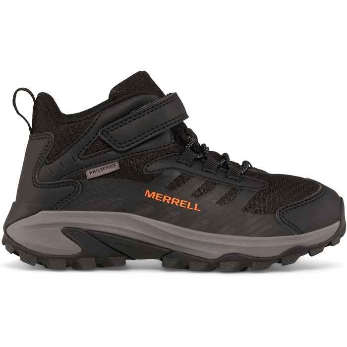 Черевики Merrell Moab Speed 2 Mid - Водонепроникні, для дітей, чорно-помаранчеві