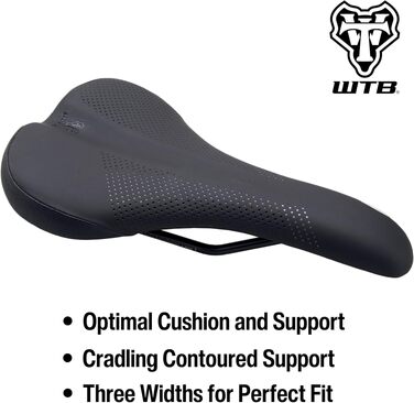 Сідло WTB Volt Narrow Cromoly Black 15 см - Чорне, сталеве