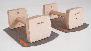 Підставки для віджимань Pedalo 4 рівні | Гімнастичні бруси для стійки на руках, паралетси, тренувальні бруси для м'язів