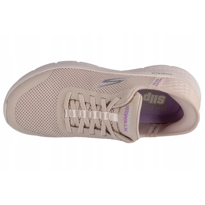Жіночі спортивні кросівки Skechers, бежеві, текстильні, розмір 40