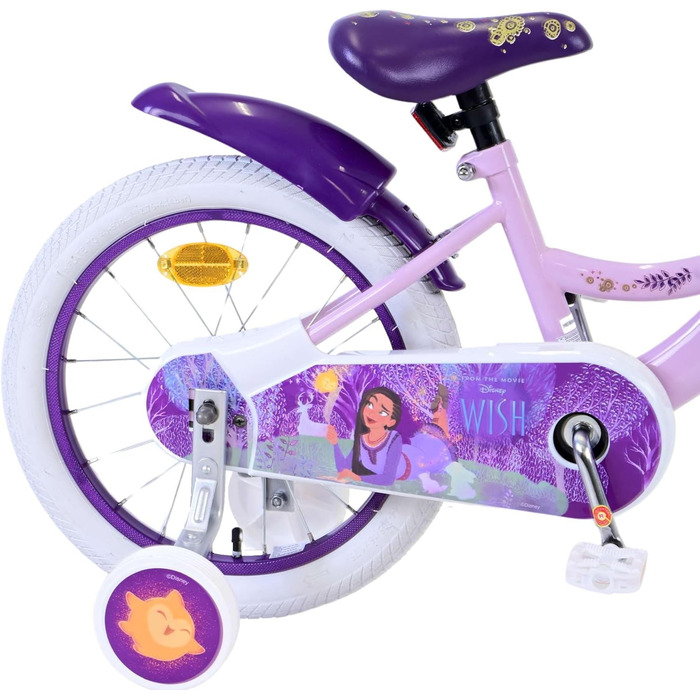 Дитячий велосипед Disney Wish для дівчаток, 16 дюймів, фіолетовий