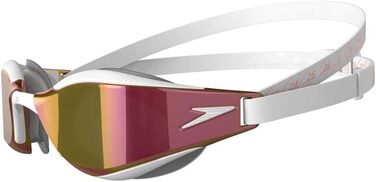 Унісекс окуляри для плавання Speedo Fastskin Hyper Elite, біло-сірі з рожевим золотом, універсальний розмір