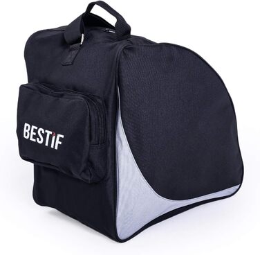 Набір для перевезення лиж та черевиків Skitasche: водонепроникний мішок для лиж до 175 см та сумка для черевиків | Чорний