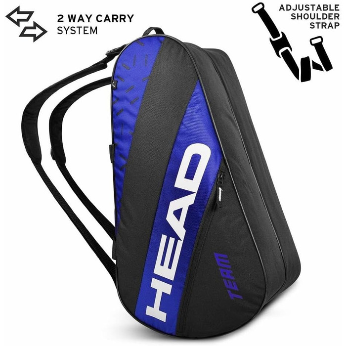 Сумка спортивна HEAD Tour 50 л, чорна/біла