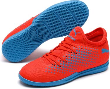 Дитячі футбольні кросівки PUMA Future 19.4 Jr для залу, 38.5 EU, червоний/синій