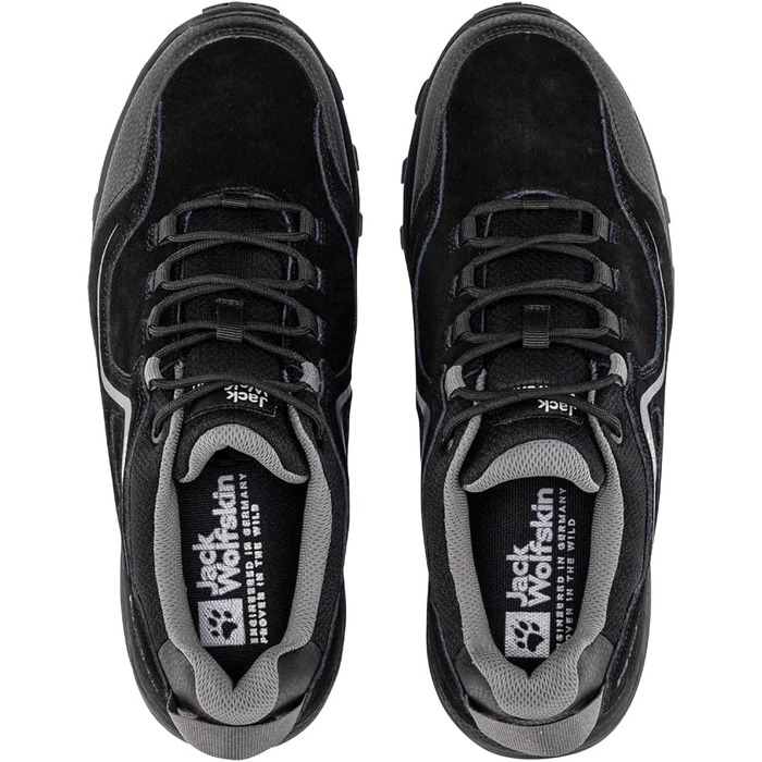 Чоловічі трекінгові черевики Jack Wolfskin Sunset Hike Texapore Low MW, чорні (40.5 EU)