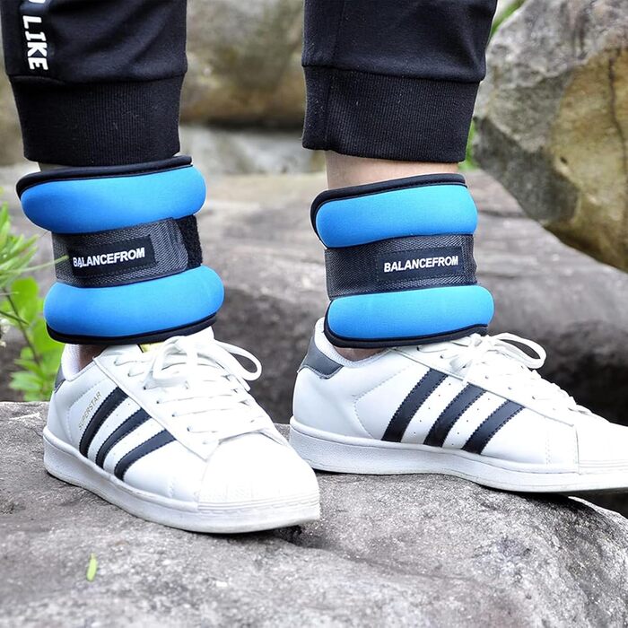 Набір манжетів BalanceFrom GoFit для ніг, рук, щиколоток та зап'ясть, регульовані, зелені