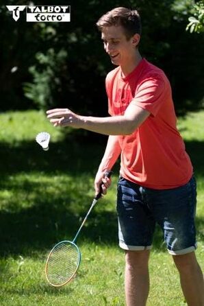 Набір для бадмінтону Talbot-Torro 2-Attacker: 2 ракетки, 2 волани, сумка преміум-якості