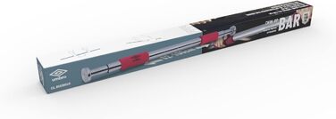 Турнік для підтягувань Umbro, до 100 кг, регульований 62-100 см, монтаж на стіну та дверний проріз 62-85 см, з м'якими ручками