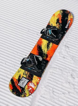 Дитяча сноуборд-дошка Burton GROM Freeride 120 см Ketchup/Mustard