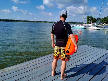 Надувна безпекова буя для плавання SAFE4SPORT RunSwimmer 3в1: водонепроникний рюкзак та гермосумка на 28л для триатлону