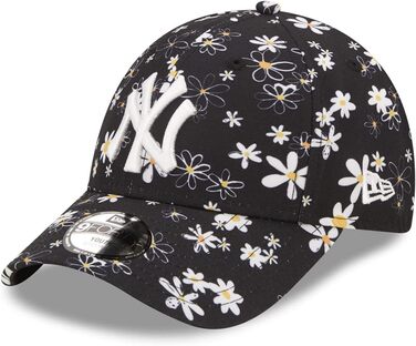 Кепка New Era 9Forty Kinder Cap - Daisy New York Yankees, чорний, 6-12 років