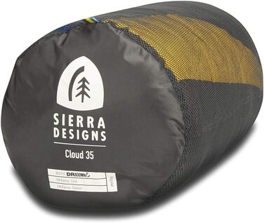 Сплячий мішок Sierra Designs Cloud 20°C DriDown: ультралегкий, для кемпінгу та подорожей з рюкзаком
