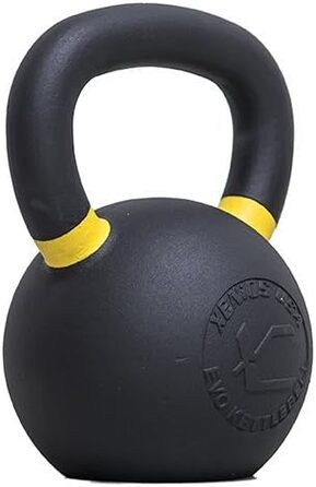 Kettlebell Xenios USA 16 кг, чавунний, чорний, з посиленим покриттям
