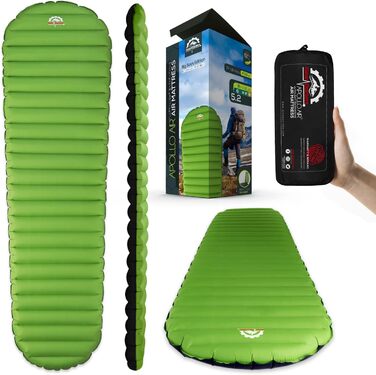 Самороздувний килимок для кемпінгу Gear Doctors 3D 8.3 R-Wert Apolloair (великий) - матрац, підстилка для намету