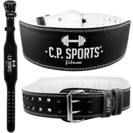 Пояс для важкої атлетики C.P.Sports шкіряний, розмір XL/XXL, для бодібілдингу та тренувань, чоловічий та жіночий