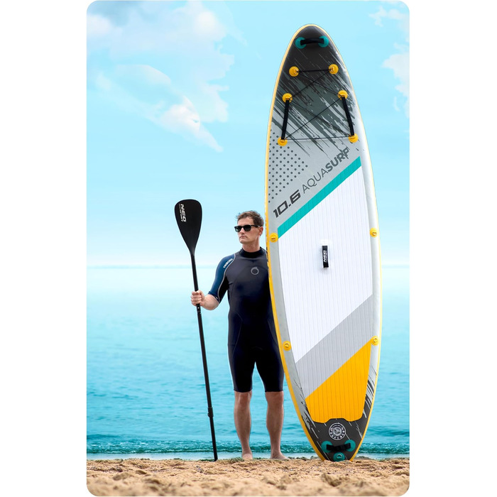 Надувний SUP Neo-Sport Stand Up Paddle Board 10.6 (Aquasurf) - Комплект з аксесуарами