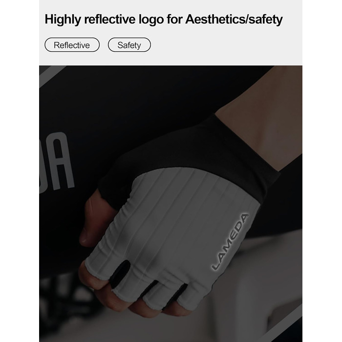 Велосипедні рукавички Ameda: тонкі, літні, дихаючі, з антиковзаючим покриттям, для шосе та MTB, чоловічі та жіночі, зелені (L, білий)