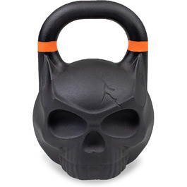 Гиря Phoenix Fitness Schädel 24 кг з чавуну у вигляді черепа для силових і кардіо тренувань