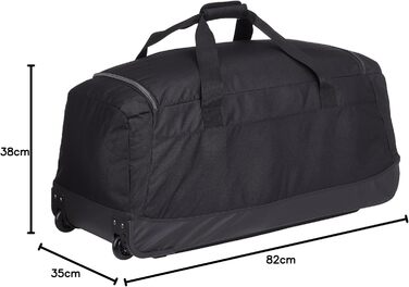 Сумка Nike Club Team Swoosh BA5199-010, ролер, спортивна, чорна/біла, 120 л, 82x35x38 см