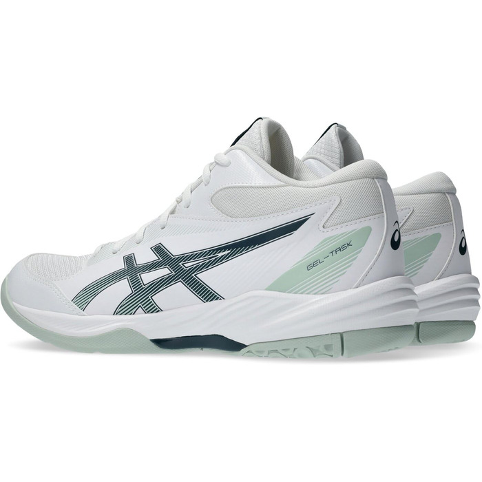 Кросівки ASICS Gel-Task MT 4 білі для чоловіків (44.5 EU, White Tranquil Teal)