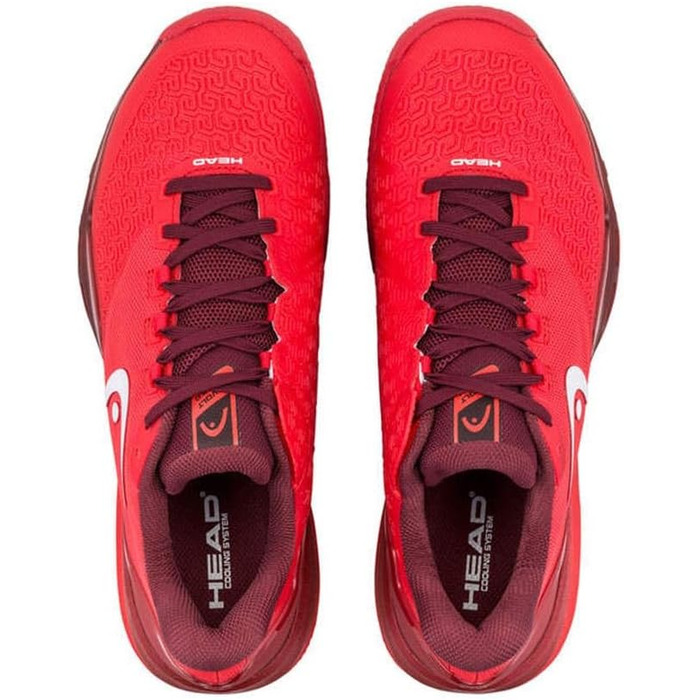 Кросівки чоловічі HEAD Revolt Pro 5.0 Clay Red Dark Red (46 EU)