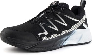 Кросівки для чоловіків та жінок, спортивні, для бігу та трейлраннінгу, чорного кольору, розміри EU 37-47 (J1 Schwarz Weiss, 41 EU)