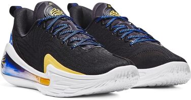 Баскетбольне взуття Under Armour Curry 12 EXTL для чоловіків, сірий, чорний, білий (11.5, Black Try)