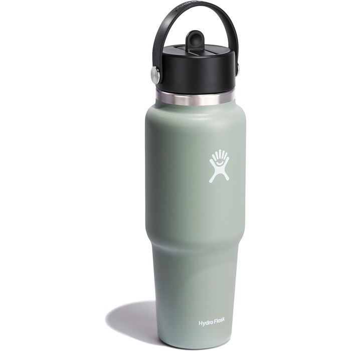 Термос-гідрофляга Hydro Flask 946 мл з широкою шийкою, соломинкою Flex, вакуумною ізоляцією TempShield, з нержавіючої сталі, BPA-free, колір Agave