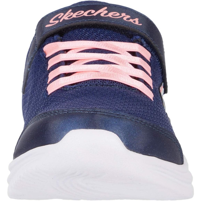 Кросівки Skechers для дівчаток 302450L, розмір 28.5 EU, темно-сині з кораловою обробкою, сітка