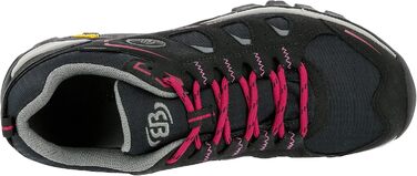 Жіночі трекінгові півчеревики Brütting Mount Frakes Low 38 EU, чорний/рожевий