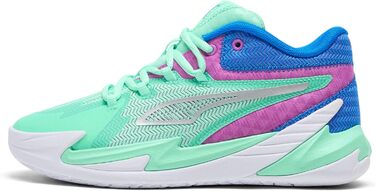 Кросівки для баскетболу Puma Dagger Unisex-Child, Зелений/Magenta, 6.5 (Big Kid)