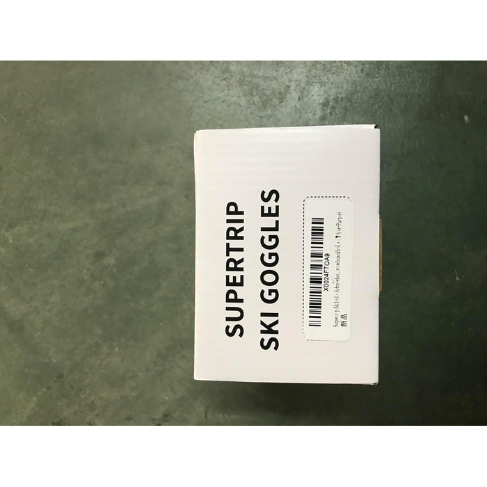 Сноубордична маска Supertrip для дорослих і підлітків, циліндрична, антифог, UV400, сумісна з окулярами, для шолома, біло-фіолетова