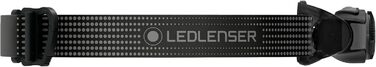 Ліхтар налобний Ledlenser MH3 Outdoor, 200 люмен, регульований фокус, дальність 130м, до 35 годин роботи, металевий кліп, з батареєю, чорний/сірий