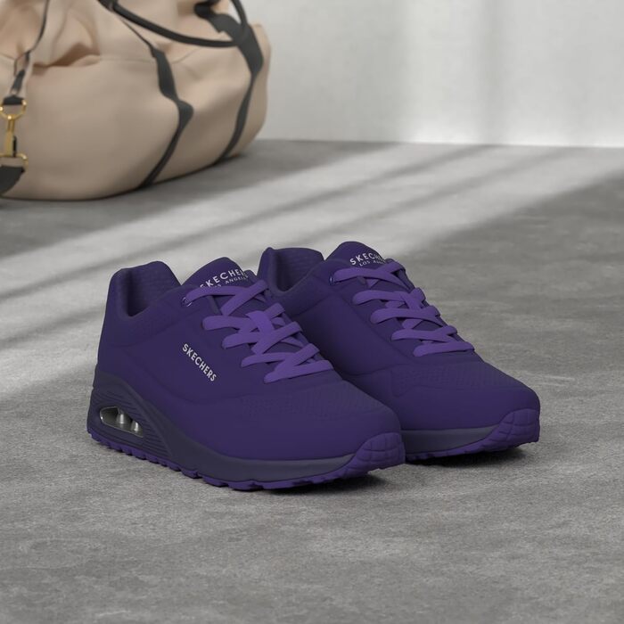 Кросівки жіночі Skechers UNO Night Shades фіолетові, 35 EU (широкі)