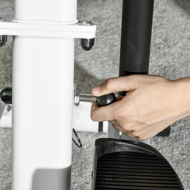 Сходи-степер SPORTNOW для дому, складаний з LCD-екраном, датчиком пульсу, 12 рівнів опору, компактний вертикальний клімбер для кардіотренувань та загальної фізичної підготовки