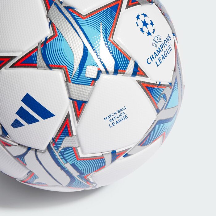 М'яч футбольний adidas UEFA Champions League FIFA Quality Replica IA0954 (5 розмір, білий)