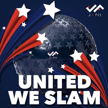 М'яч JFIT Slam Ball для кросфіту, пліометрії та кардіо, для силових і функціональних тренувань
