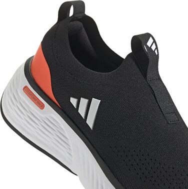 Чоловічі кросівки Adidas Cloudfoam GO Sock 44 EU, чорно-біло-червоні