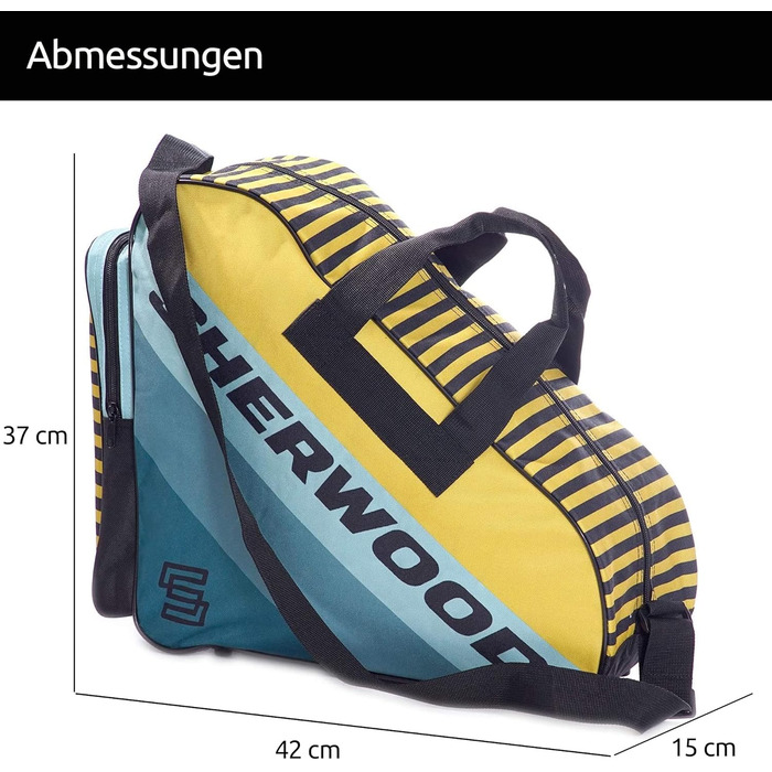 Сумка для ковзанів Sherwood: для ковзанів, роликів та хокею (Pine/Kiwi)