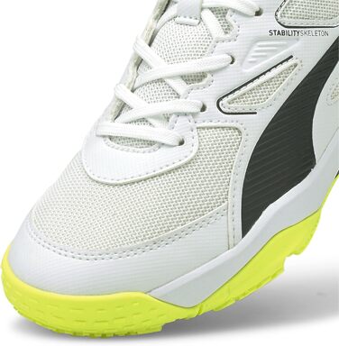 Дитячі кросівки PUMA Solarflash Jr для легкої атлетики (33 EU, білий/блакитний)