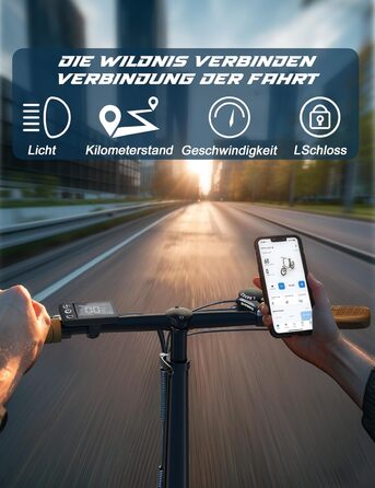 Електровелосипед OT16-2 для дорослих, складаний 20 дюймів, міський e-bike для ком'ютингу з Bluetooth, 3 режими, мотор 250W, знімний акумулятор 48V 17Ah