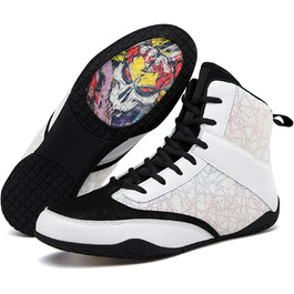 Жіночі боксерські кросівки для фітнесу та тренувань. Антиковзаючі, дихаючі, білі. 37 EU