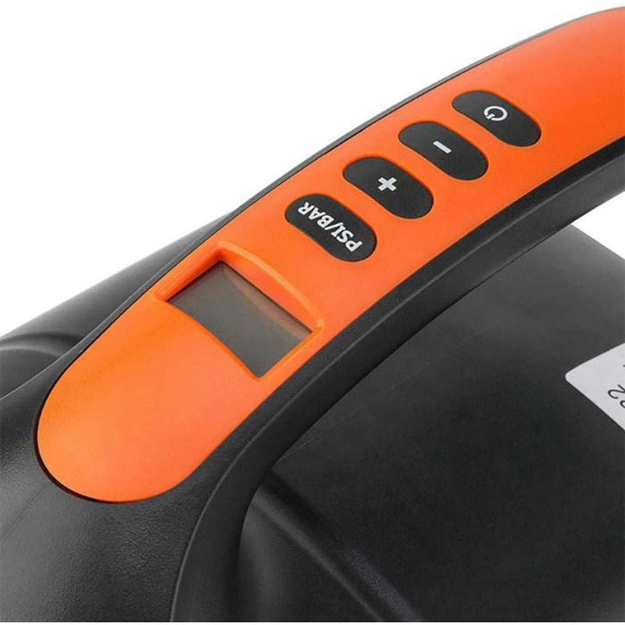 Електрична повітряна помпа для SUP, човни, надувні матраци та каяки, 20PSI, 12V DC, з автовимкненням